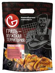 Филе куриное НПФ из красного мяса с кожей в маринаде охл 1кг