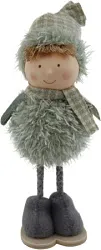 Новогоднее украшение ТАМ-ТАМ Мальчик в шапке мятный цвет арт.23A-3003L1