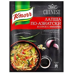 Смесь КНОРР На второе для лапши в азиатском соусе с имбирем м/у 30г