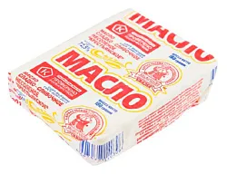 Масло сладко-сливочное МОЛОЧНАЯ СКАЗКА Крестьянское несоленое бзмж пергамент 72.5% 180г