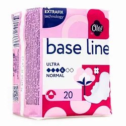 Прокладки ОЛА Бэйс лайн Ультра нормал 20шт