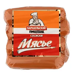 Сосиски БАРНАУЛЬСКИЙ ПИЩЕВИК Мясье 340г