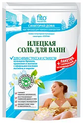 Соль для ванн ФИТО КОСМЕТИК Илецкая для снятия стресса и усталости 500г+30г
