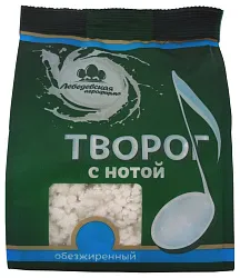 Творог ЛЕБЕДЕВСКАЯ АФ обезжиренный бзмж 0% 390г