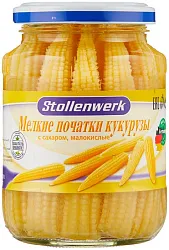 Кукуруза ШТОЛЛЕНВЕРК Початки мелкие ст/б 370мл