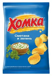 Чипсы ХОМКА сметана с зеленью м/у 38г
