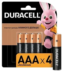 Батарейка ДЮРАСЕЛЛ Бэйсик AAA 4шт