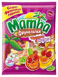 Жевательный мармелад МАМБА Фрумеладки Фрукты йогурт 140г