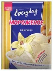 Смесь для приготовления мороженого EVERYDAY ваниль м/у 55г