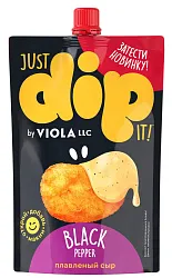 Сыр плавленый ВИОЛА Дип Блэк Пеппер бзмж 45% 180г