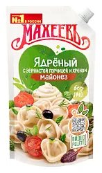 Майонез МАХЕЕВЪ Ядреный д/пак 400мл