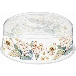 Крышка для СВЧ БЕРГАМО с декором Д25см арт.515951