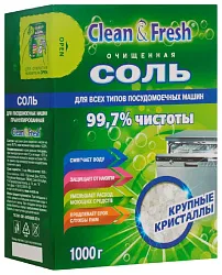 Соль для ПММ КЛИН&ФРЭШ очищенная 1000г
