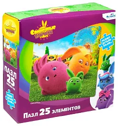 Пазл ОРИГАМИ Солнечные зайчики 25 элементов в ассортименте арт.06543-4-5