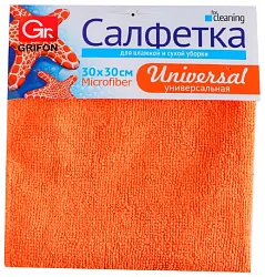 Салфетка ГРИФОН универсальная из микрофибры 30*30см