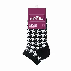 Носки женские ОМСА Стайл черно-белые р.39-41 арт.551