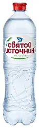 Вода СВЯТОЙ ИСТОЧНИК артезианская 1кат газированная пэт 1л
