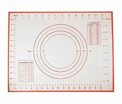 Коврик для раскатки теста силиконовый 30*40см арт.539227