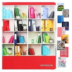 Тетрадь БИДЖИ Микс-17 клетка 96л