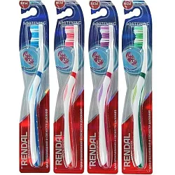 Зубная щетка РЕНДАЛ Вайтенинг средняя 1шт