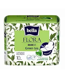 Прокладки БЕЛЛА Флора Зеленый чай 10шт