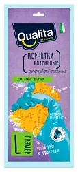 Перчатки латексные КВАЛИТА суперчувствительные L