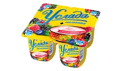 Йогуртовый продукт УСЛАДА Лесные ягоды бзмж 1.2% 95г