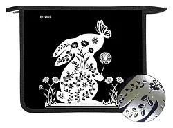 Папка для тетрадей ШВЕЙНАЯ ФАБРИКА Зайка с бабочкой А5 арт.ПТ 7-12-72036