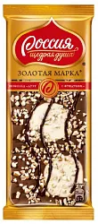 Шоколад РОССИЯ Золотая марка молочный фундук 80г