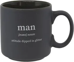 Кружка НАТАМ Мэн графитовая 240мл арт.KRJYD1118-C23025-3