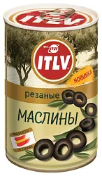 Маслины ИТЛВ резаные ж/б 314мл