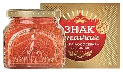 Икра лососевая ПУТИНА Знак отличия зернистая ст/б 350г