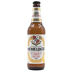 Пиво БОЧКАРИ Немецкое светлое 4.2% ст/б 0.44л