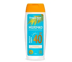 Молочко для загара КРАССА Тропик Сан SPF40 100мл