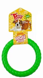 Игрушка для собак ПЛЕЙ ДОГ Кольцо эластичное среднее