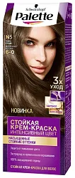 Краска для волос ПАЛЕТТ Интенсивный цвет Темно-русый №5