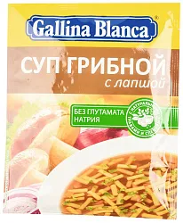 Суп ГБ грибной с лапшой м/у 52г