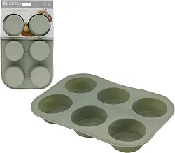 Форма силиконовая для выпечки кексов 17*28.5*3.5см арт.G176