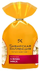 Пельмени СИБИРСКАЯ КОЛЛЕКЦИЯ 4 вида мяса 700г