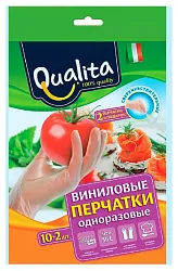 Перчатки виниловые КВАЛИТА 2шт L
