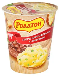 Картофельное пюре б/п РОЛЛТОН говядина 55г