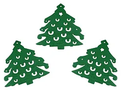 Декор новогодний СФЕРА Елочки на магнитах 3шт арт.3-0053