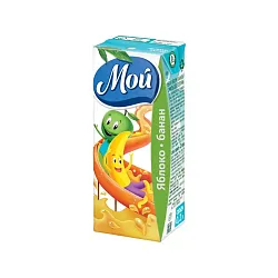 Нектар МОЙ яблоко банан 0.2л
