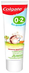 Зубная паста детская КОЛГЕЙТ Нежные фрукты от 0 до 2 лет 40мл