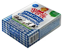 Масло сливочное ФРАУ МУ Крестьянское бзмж 72.5% 180г