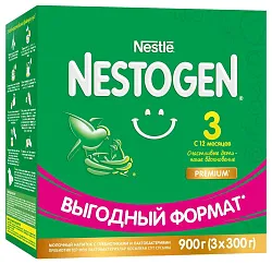 Смесь НЕСТОЖЕН 3 бзмж карт/уп 900г