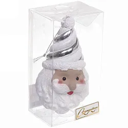 Елочная игрушка СЕРПАНТИН Сказочный Дед Мороз серебро