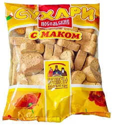 Сухари ПОСОЛЬСТВО ВКУСНОЙ ЕДЫ Посольские с маком 250г