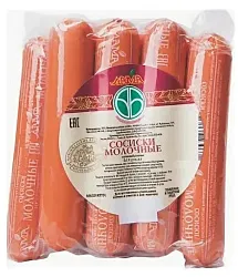Сосиски ЛАМА молочные 350г
