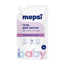 Средство для мытья посуды МЕПСИ гель 1000мл